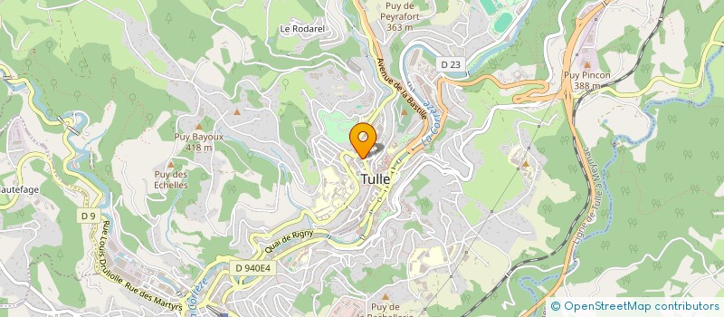 localisation de l'entreprise PAX ROMANA ASSOCIATION DE RECONSTITUTION HISTORIQUE  TULLE