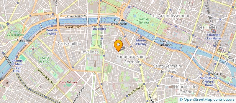 localisation de l'entreprise PAX SAINT CYR à PARIS
