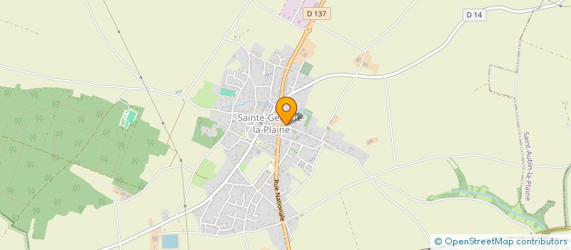 localisation de l'entreprise PAXA  SAINTE-GEMME-LA-PLAINE