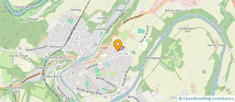 localisation de l'entreprise PAXAMANI  CHATEAULIN