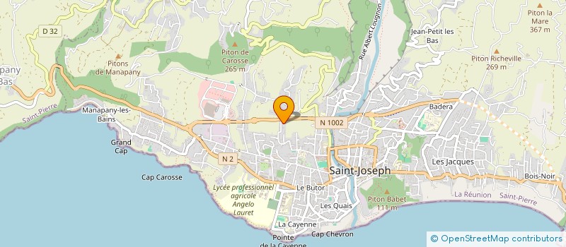 localisation de l'entreprise PAXCAL à SAINT-JOSEPH