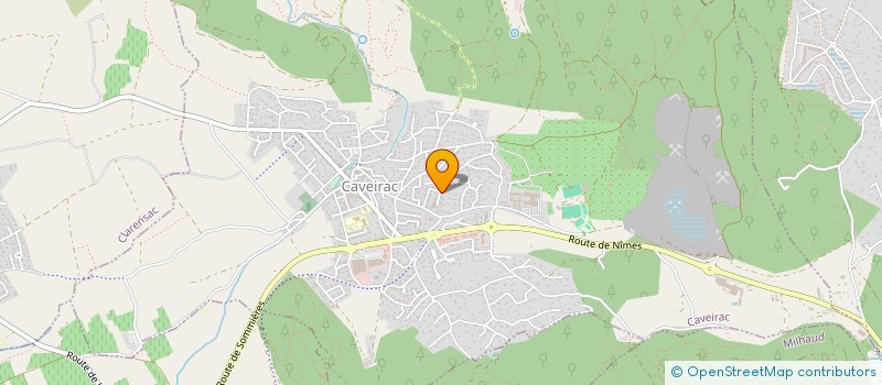 localisation de l'entreprise PAXE  CAVEIRAC