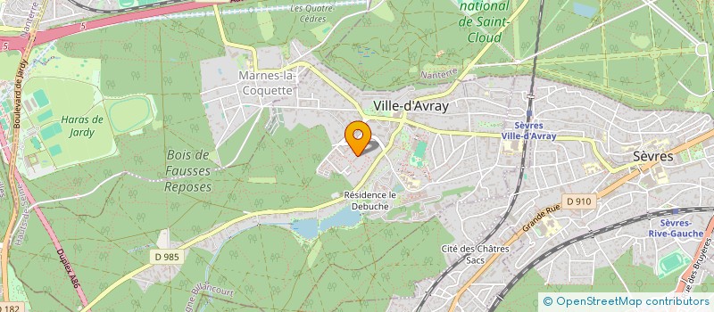 localisation de l'entreprise PAXER CONSEIL SARL  VILLE-D'AVRAY