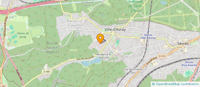 localisation de l'entreprise PAXER IMMOBILIER  VILLE-D'AVRAY