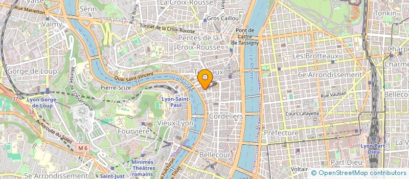 localisation de l'entreprise PAXI CREATIVE à LYON