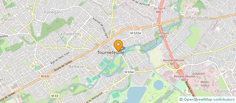 localisation de l'entreprise PAXIE  TOURNEFEUILLE