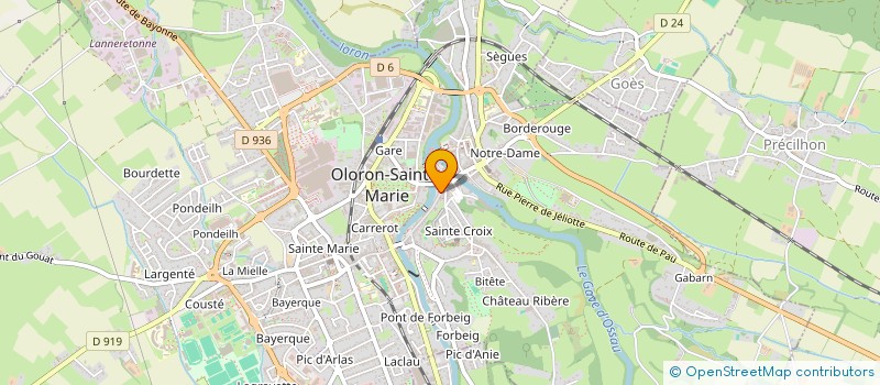 localisation de l'entreprise PAYA  BIDOS