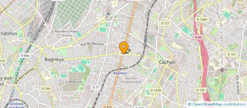 localisation de l'entreprise PAYAN VERRIERES  CACHAN