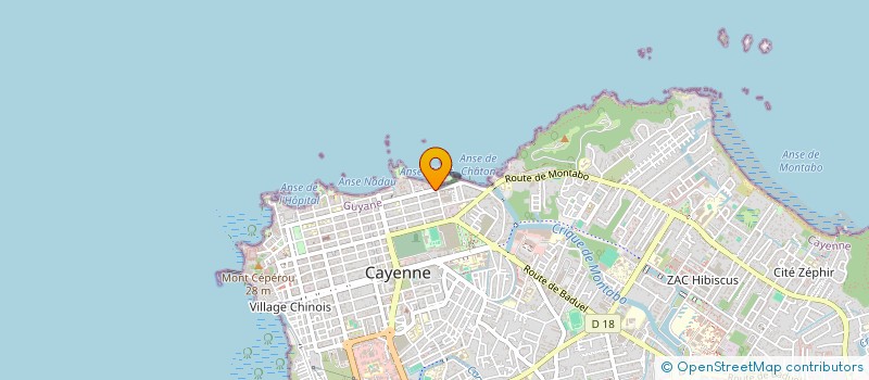 localisation de l'entreprise PAYAVA  CAYENNE