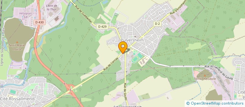 localisation de l'entreprise PAYE SERVICE PLUS  PULVERSHEIM