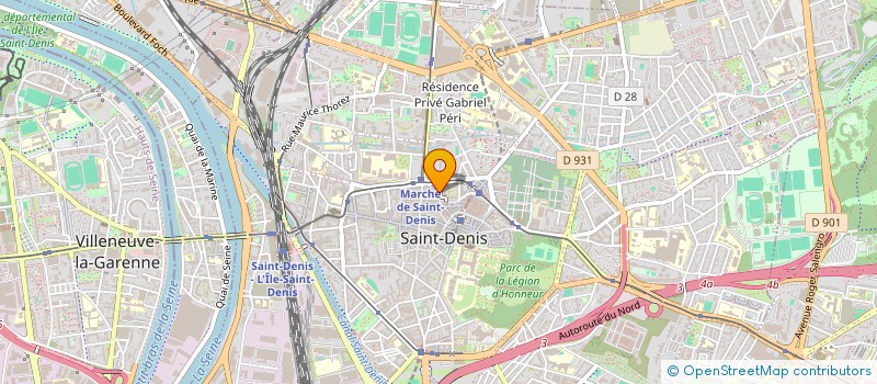 localisation de l'entreprise PAYE TA CREPE SAINT DENIS  PARIS