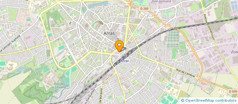 localisation de l'entreprise PAYEL CALIS à ARRAS