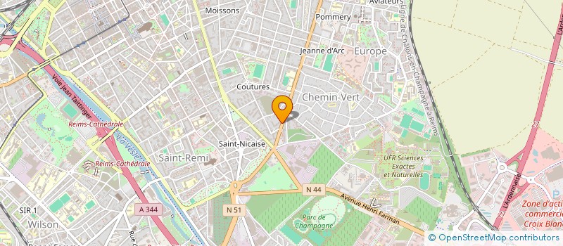 localisation de l'entreprise PAYEN  REIMS