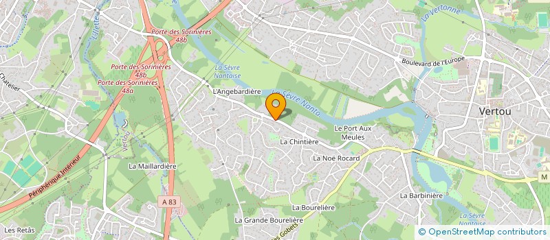 localisation de l'entreprise PAYEN  VERTOU