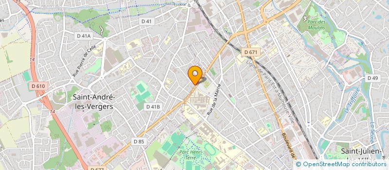 localisation de l'entreprise PAYEN à SAINT-ANDRE-LES-VERGERS