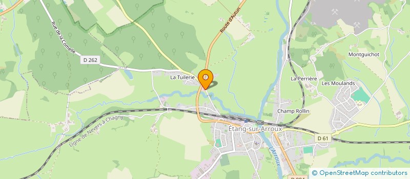 localisation de l'entreprise PAYEN  ETANG-SUR-ARROUX