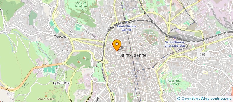 localisation de l'entreprise PAYEN ODETTE  SAINT-ETIENNE