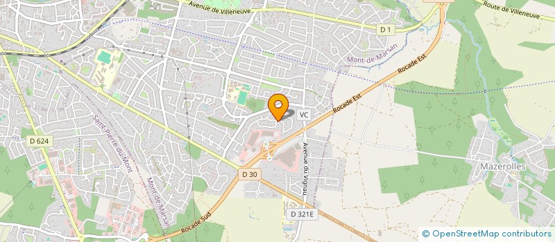 localisation de l'entreprise PAYES FAZILLEAUD à MONT-DE-MARSAN
