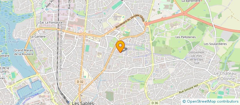 localisation de l'entreprise PAYES TA SONG à LES SABLES D'OLONNE
