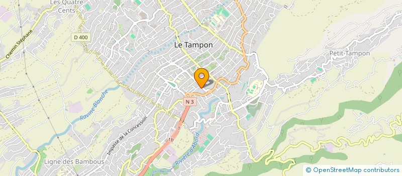 localisation de l'entreprise PAYET  LE TAMPON