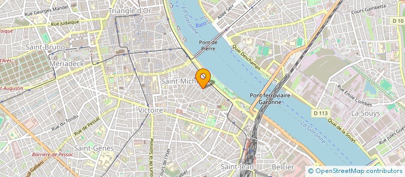 localisation de l'entreprise PAYET à BORDEAUX