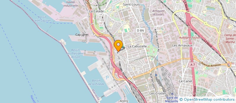 localisation de l'entreprise PAYET BUREL à MARSEILLE
