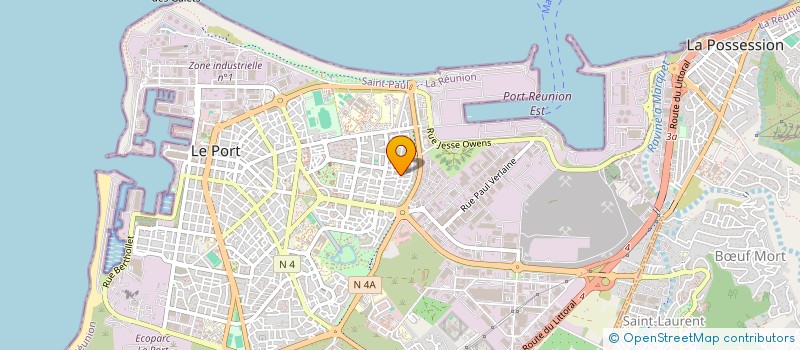 localisation de l'entreprise PAYET CARRELAGE  LE PORT