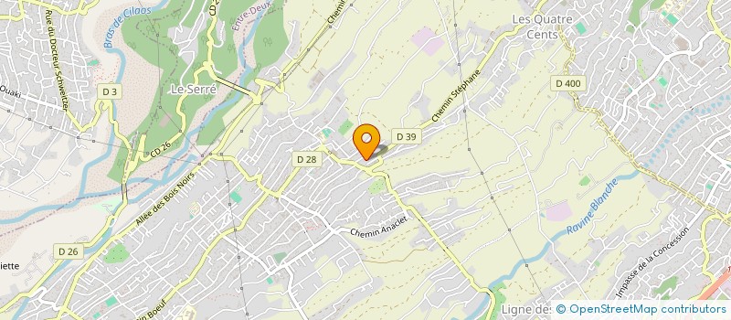 localisation de l'entreprise PAYET ENROBE à SAINT-PIERRE