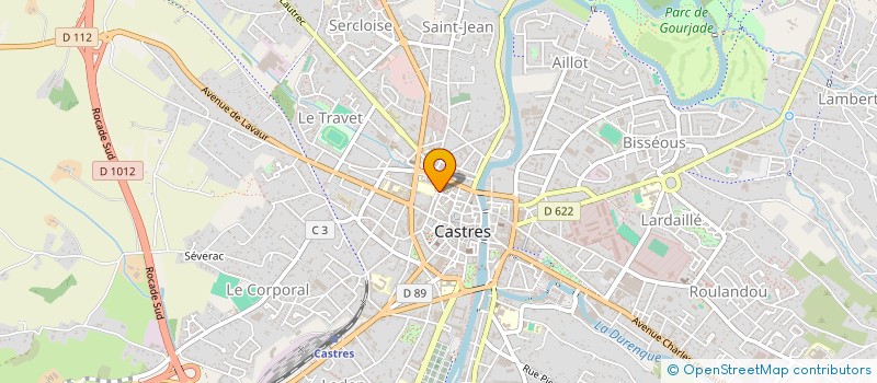 localisation de l'entreprise PAYET TMS  CASTRES