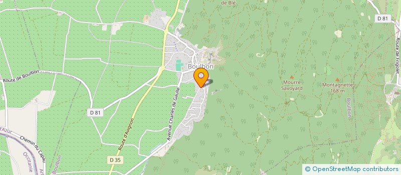 localisation de l'entreprise PAYEUR PLAQUISTE  BOULBON