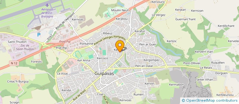 localisation de l'entreprise PAYLINN  GUIPAVAS