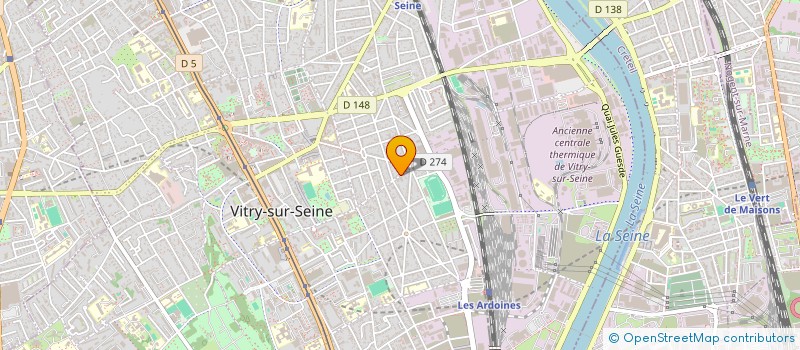 localisation de l'entreprise PAYN COMPANY à VITRY-SUR-SEINE