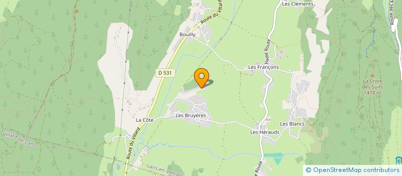 localisation de l'entreprise PAYONNERE  LANS-EN-VERCORS