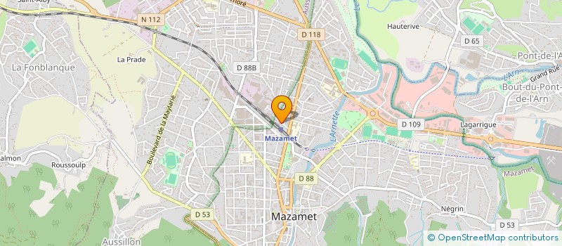 localisation de l'entreprise PAYOU  MAZAMET