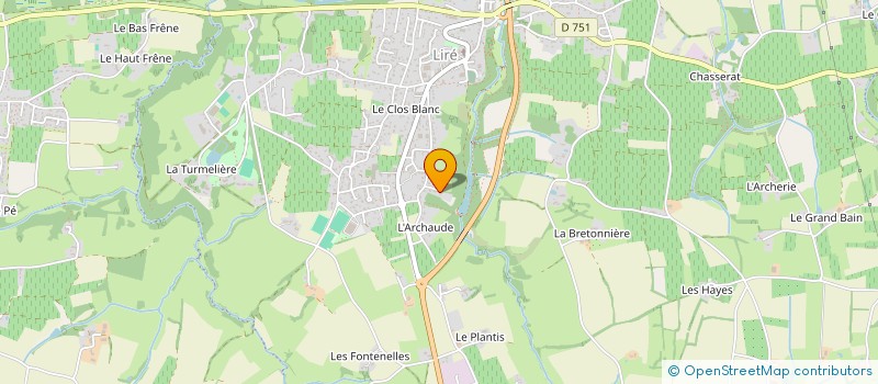 localisation de l'entreprise PAYR  OREE-D'ANJOU