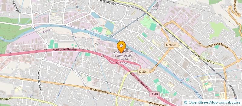 localisation de l'entreprise PAYRAUD FORAGE à SCIONZIER