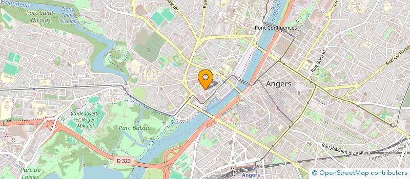 localisation de l'entreprise PAYRAUDEAU à ANGERS