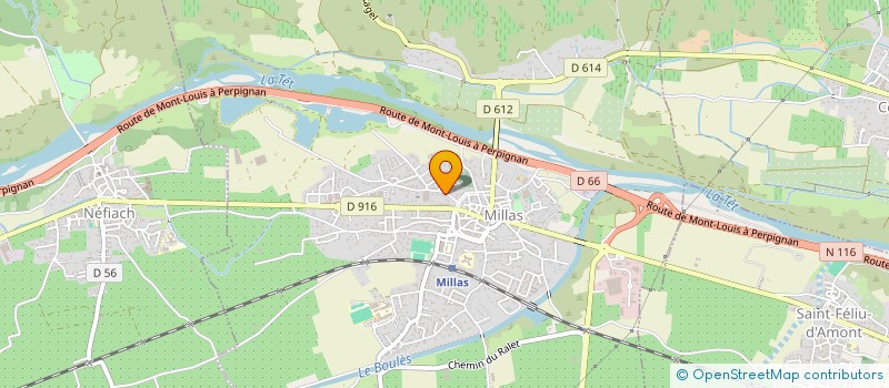 localisation de l'entreprise PAYRE RENE ET NOGUES FOIS  MILLAS