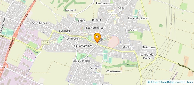 localisation de l'entreprise PAYROLL SERVICES  GENAS