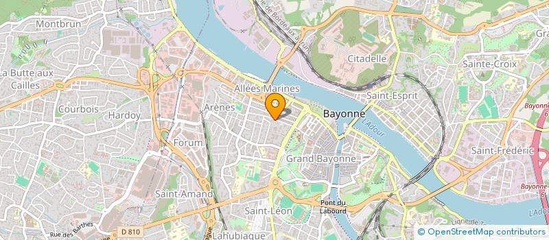 localisation de l'entreprise PAYS BASQUE AMENAGEMENT à BAYONNE