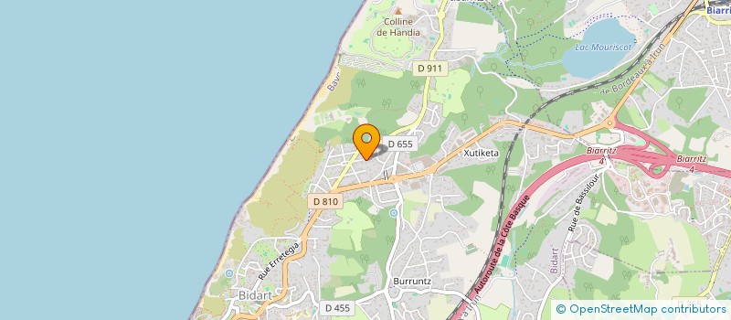 localisation de l'entreprise PAYS BASQUE AUTO RACING à BIDART