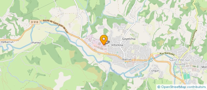 localisation de l'entreprise PAYS BASQUE COULEURS à SAINT-PEE-SUR-NIVELLE