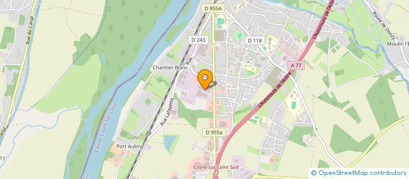 localisation de l'entreprise PAYS BOURGOGNE NIVERNAISE à COSNE-COURS-SUR-LOIRE