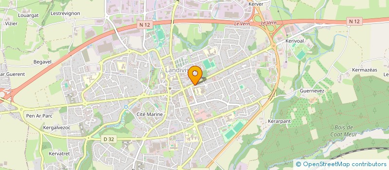 localisation de l'entreprise PAYS D ACCUEIL ENCLOS ET MONTS D ARREE  LANDIVISIAU