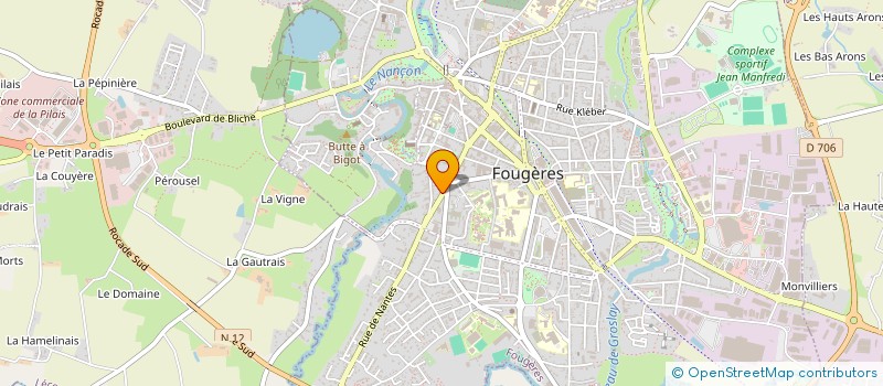 localisation de l'entreprise PAYS D ACCUEIL TOURISTIQUE DE FOUGERES à FOUGERES