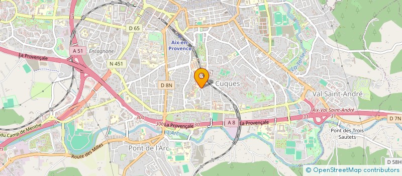 localisation de l'entreprise PAYS D'AIX CONSULTING à AIX-EN-PROVENCE