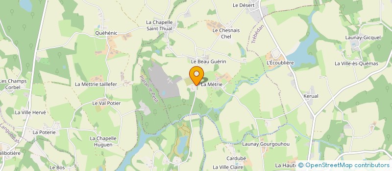 localisation de l'entreprise PAYS D'AMONT  LA LANDEC