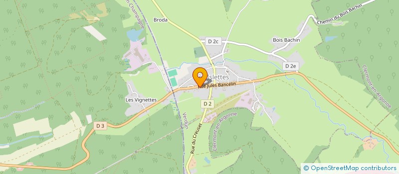 localisation de l'entreprise PAYS D'ARGONNE à LES ISLETTES