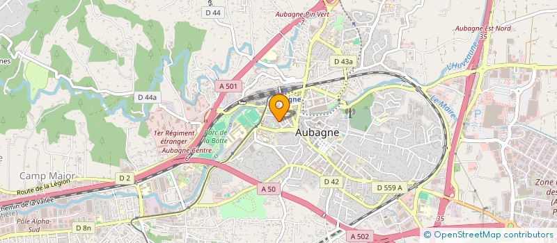 localisation de l'entreprise PAYS D'AUBAGNE HANDBALL AGGLOMERATION à AUBAGNE