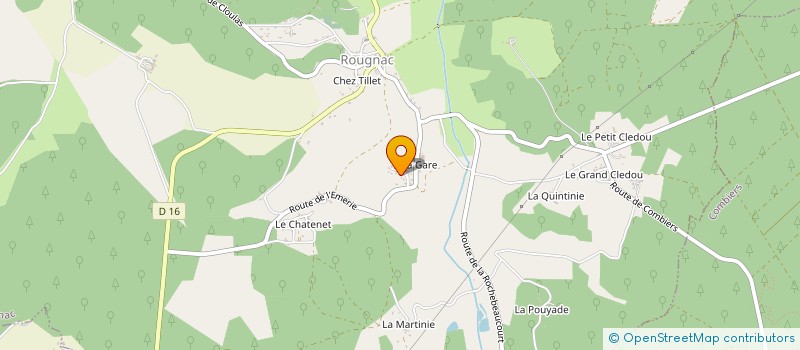 localisation de l'entreprise PAYS D'HORTE à ROUGNAC